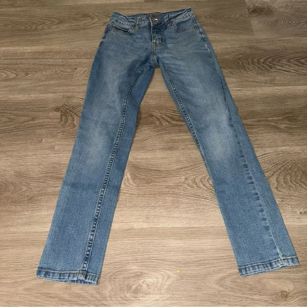 Justice Slim Light Blue Straight Leg Jeans